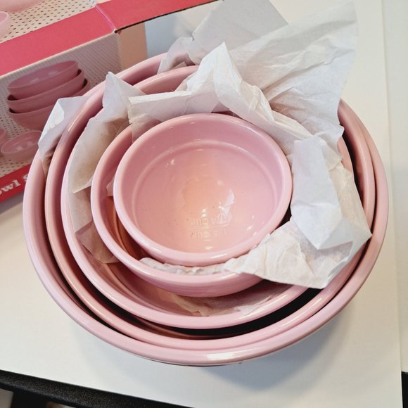 NEW Goodcook Sweet Creations 5pc Prep Bowl Set Pink Breast Cancer set - Picture 5 of 6